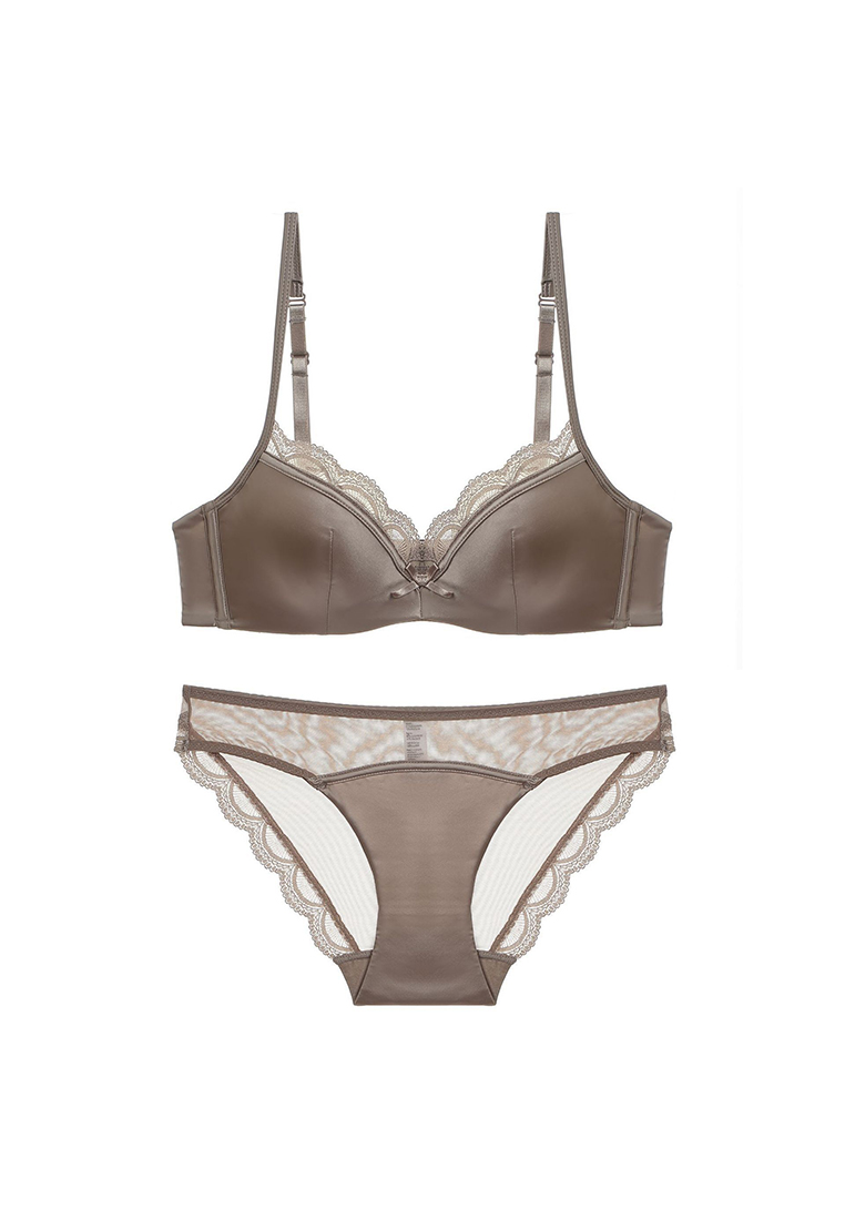 Sexy French Thin Lace Lingerie Set CA24112007BK