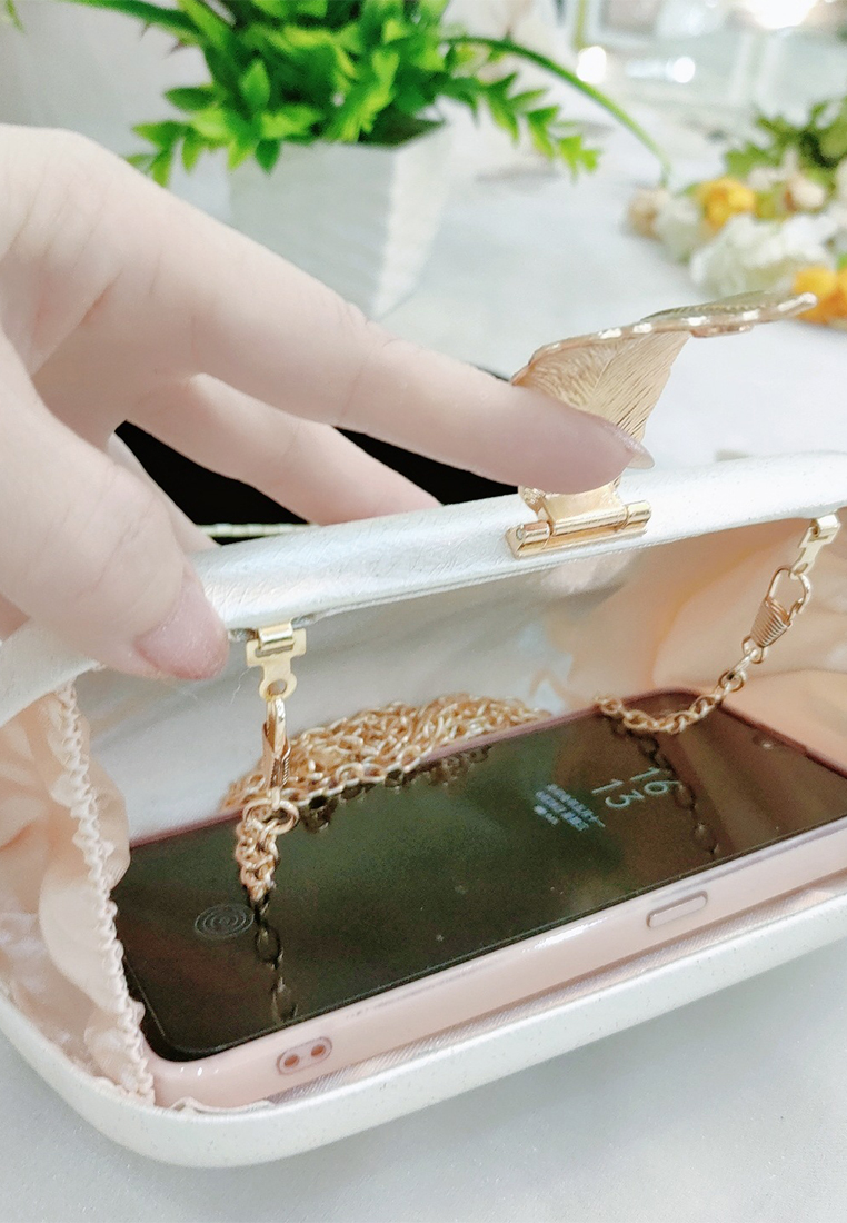 New party velvet cheongsam evening gown handbag CA24121007BK