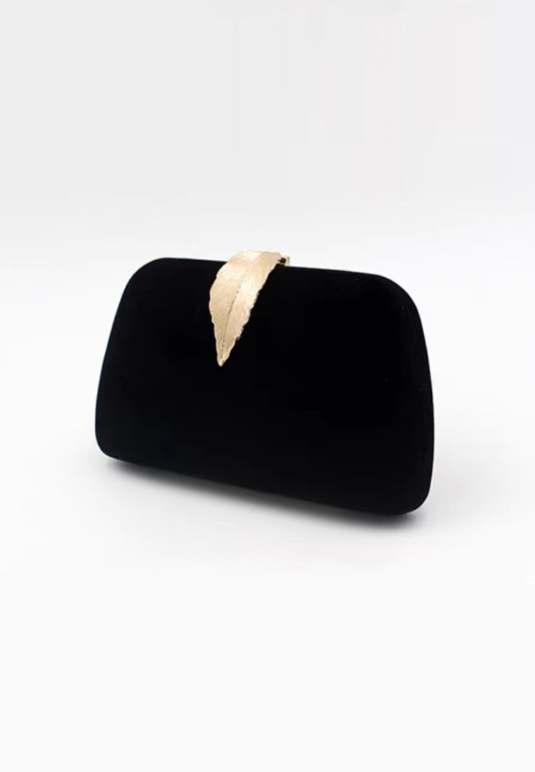 New party velvet cheongsam evening gown handbag CA24121007BK