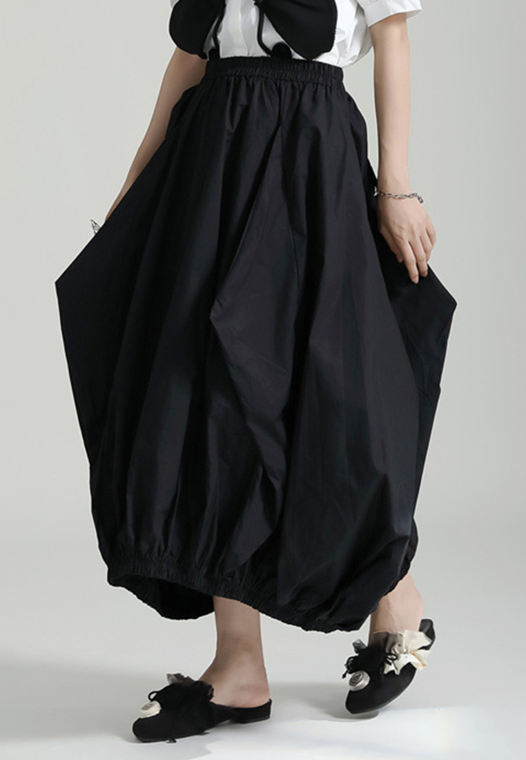 2024 Japanese loose style pleated skirt CA24030107BK