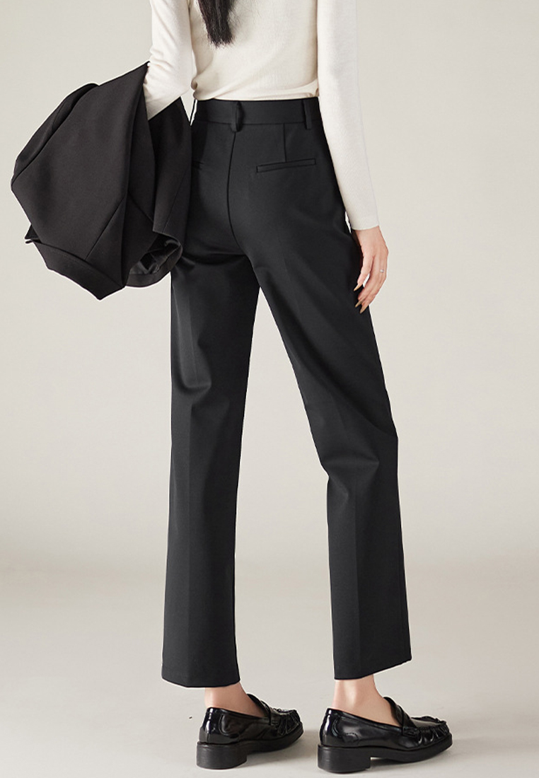 New commuter simple casual straight-leg pants CA24030707