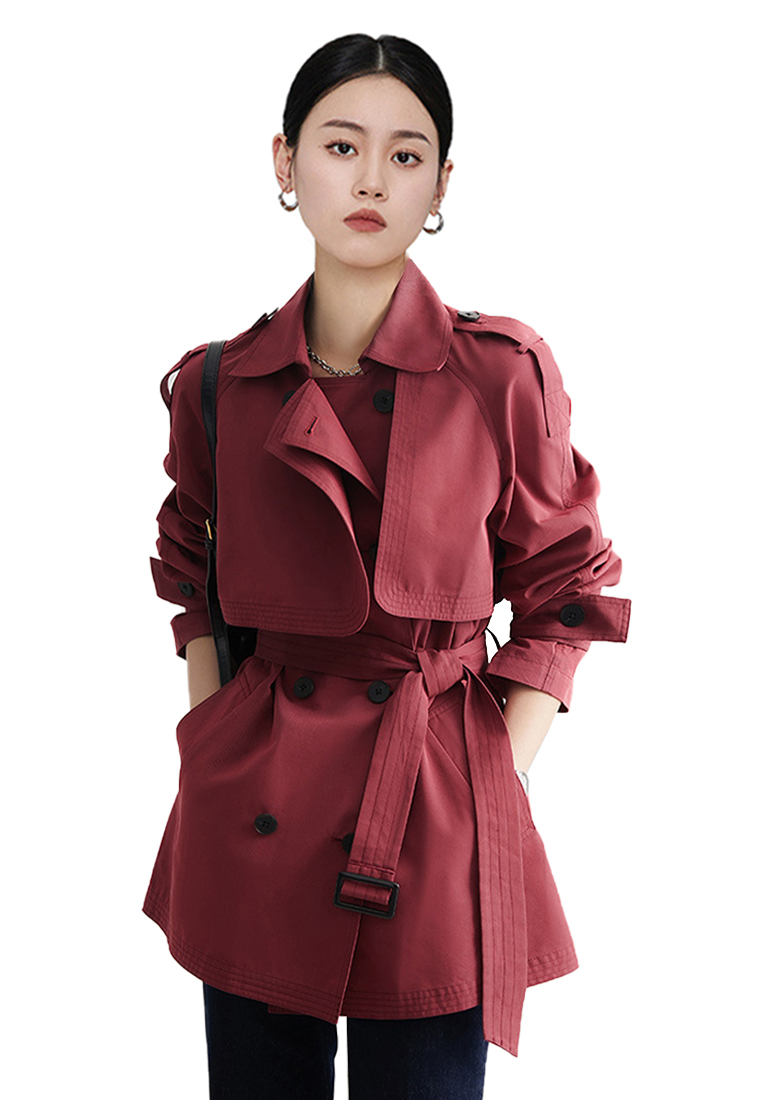 Korean Spring and Autumn Advanced Trench Coat CA090807BL