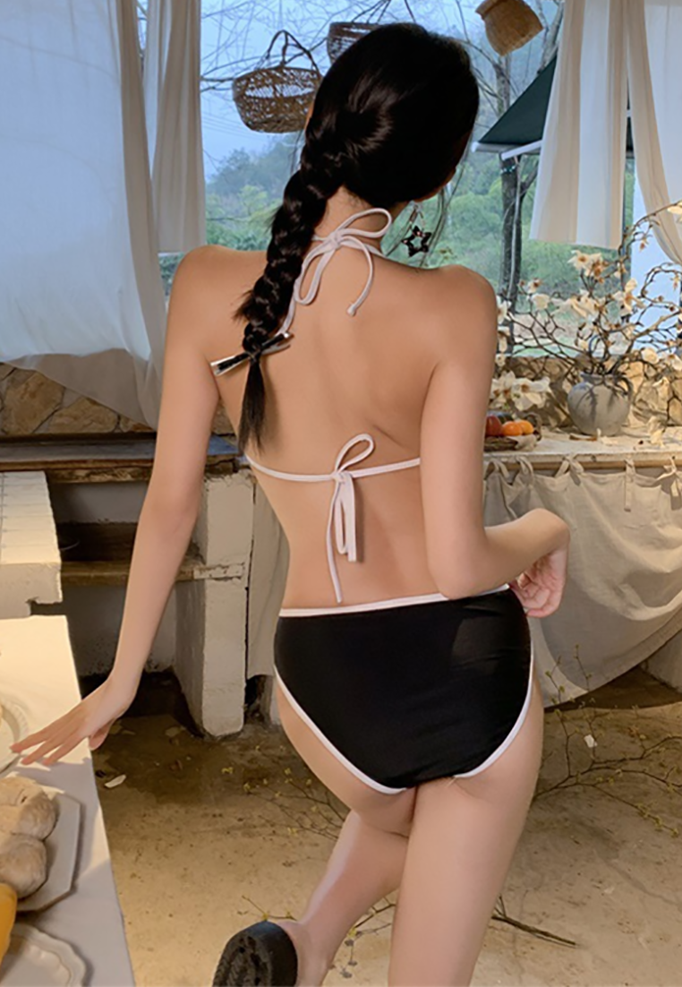 New halter bikini with vest CA25052307BK