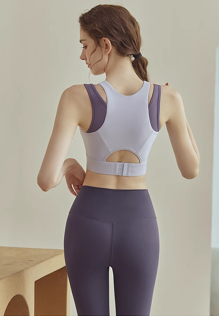 2024 Sports Bra Fitness Yoga Suit Set CA24032207GY