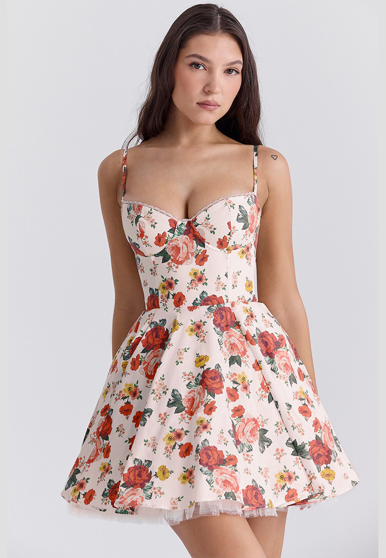 Summer camisole slim fit backless temperament dress CA25042270BK