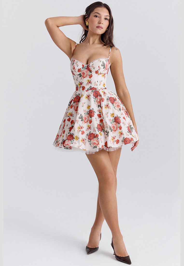 Summer camisole slim fit backless temperament dress CA25042270BK