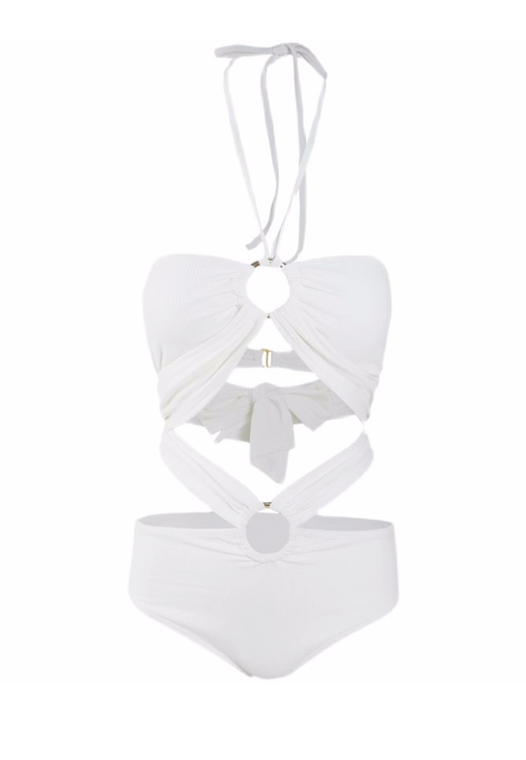 New solid color bikini swimsuit set CA24032170