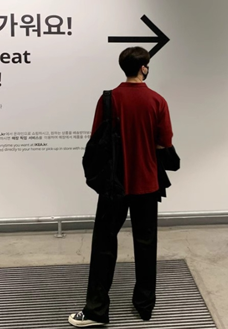 Men's Summer Lapel Short Sleeve POLO Shirt CA24051471BK