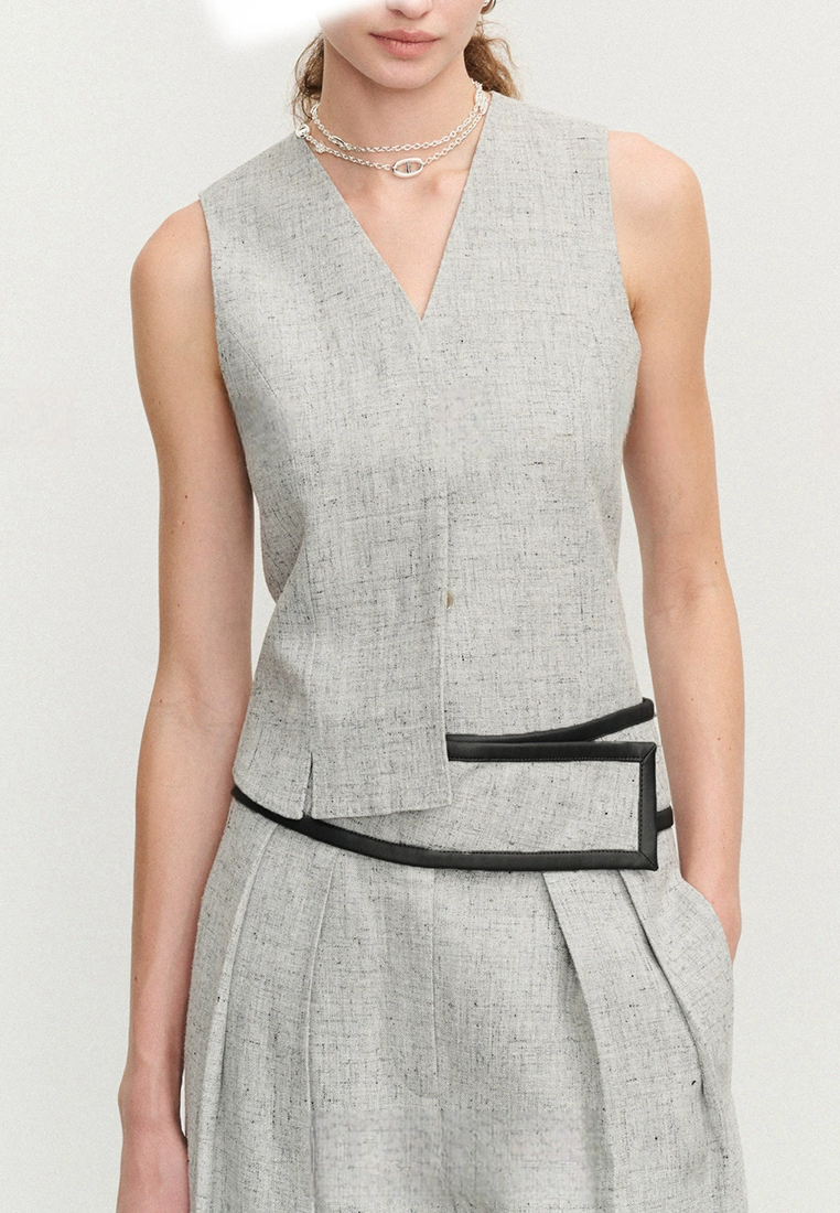 2025 spring and summer new vest trousers skirt three-piece set CA25032001