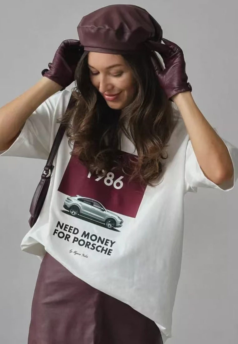 New Summer European and American Style Loose Fit Print Top CA25061772W