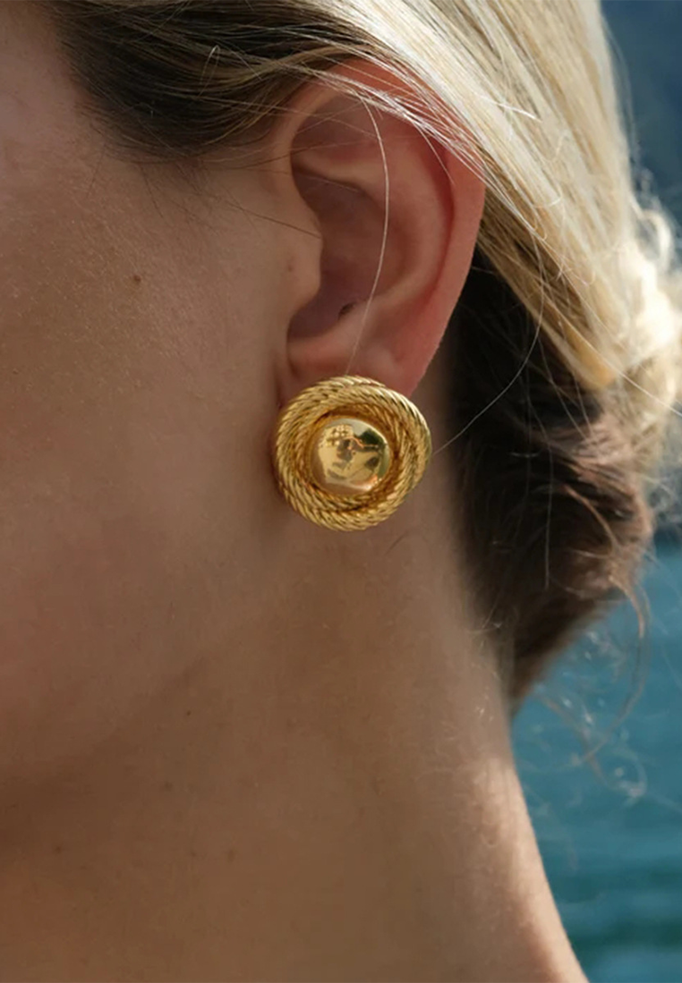 European and American chic metal earrings CA25052373GD