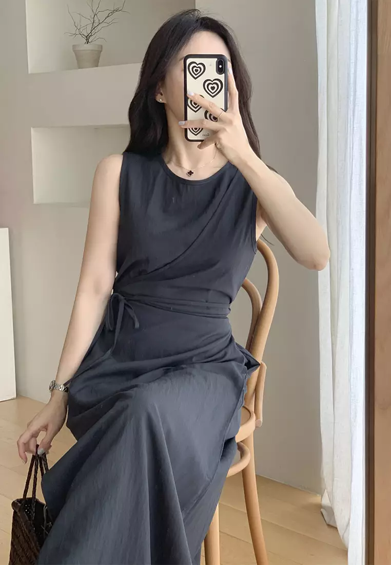 2024 Summer New French Style Round Neck Dress CA24061106BE