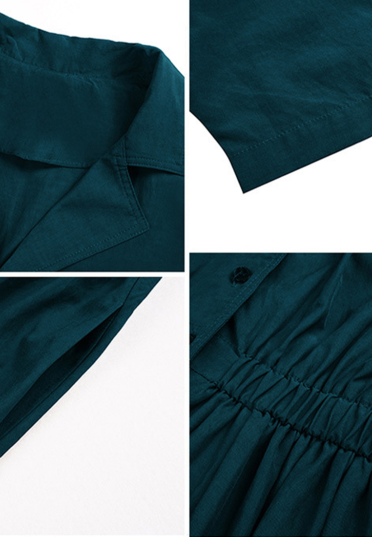 2024 New French Slim Fit and Elegant Long Dress CA24041075GR