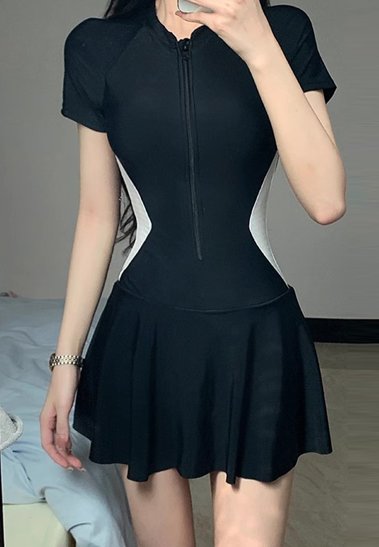 New one-piece skirt sports swimsuit CA24032176GR