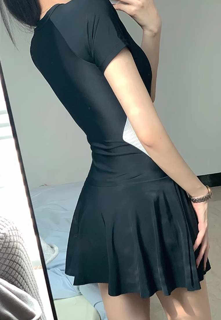 New one-piece skirt sports swimsuit CA24032176GR