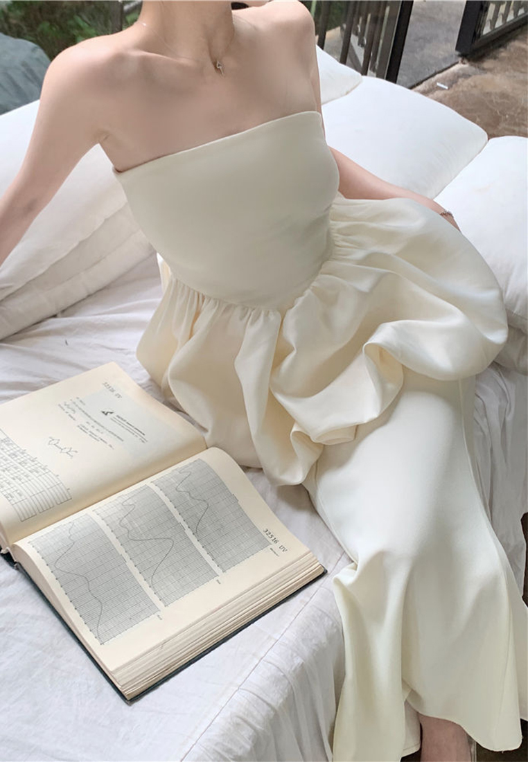 New Summer Off-the-Shoulder Tube Top and Skirt Two-Piece Set CA25061777BE