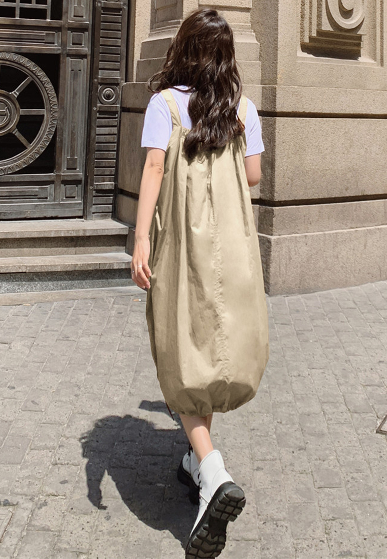 2024 New Loose Medium Length Backband Dress CA24041077BW