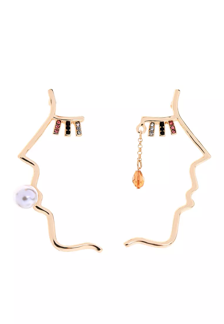 Beautiful Face Earring C071507