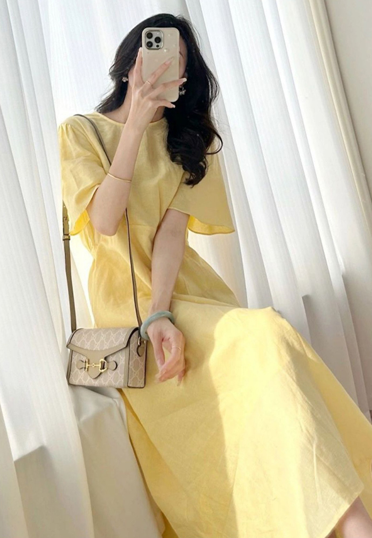 2024 Elegant and Luxury Yellow Dress CA24041078YE