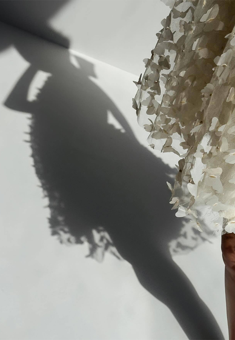 Fashion mesh butterfly party dress CA25042278W