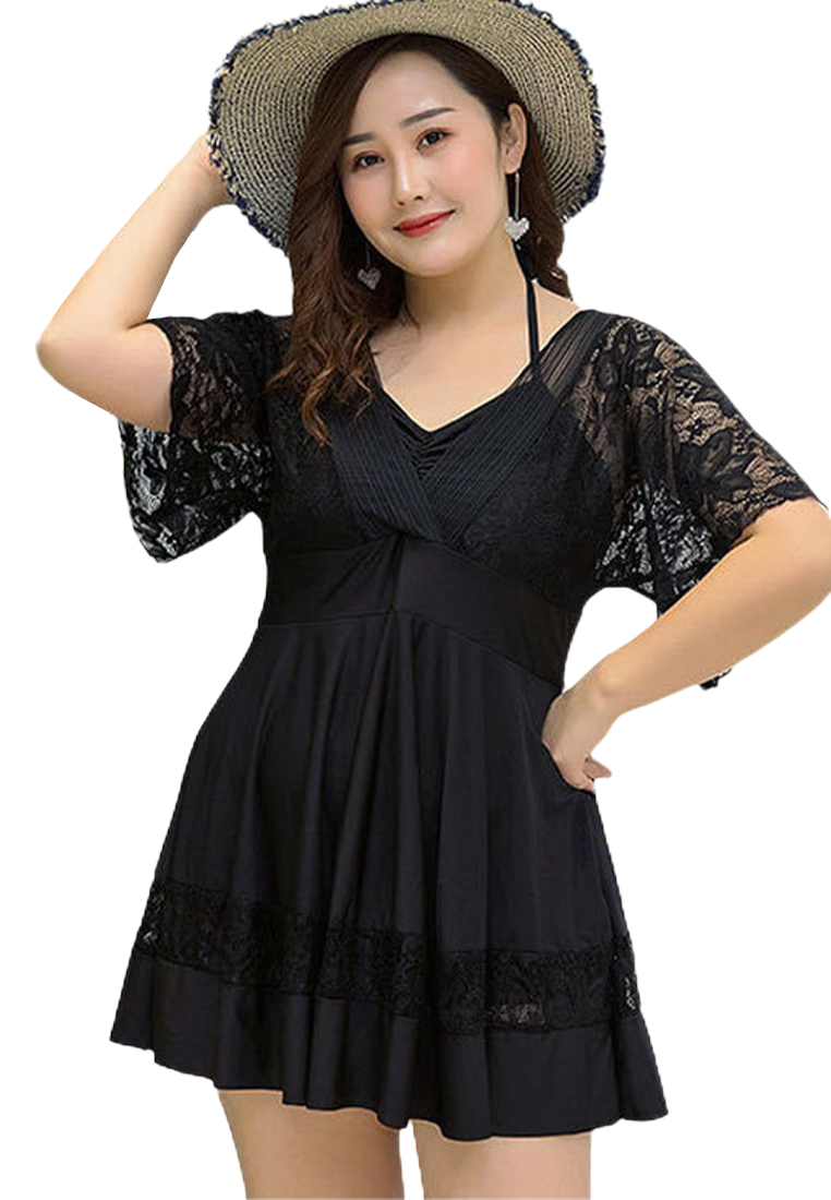 New plus size hot spring one-piece swimsuit CA24032179