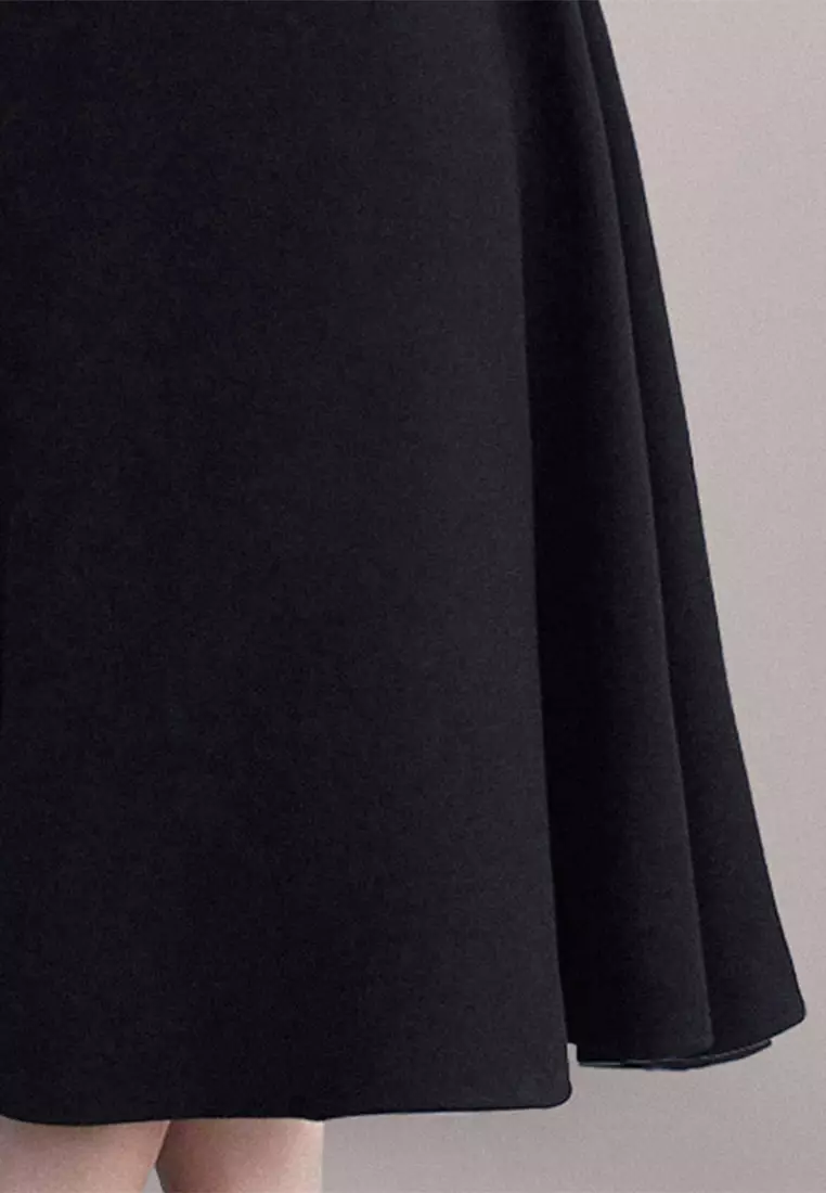 2024 French style slim fit dress CA24102538BK