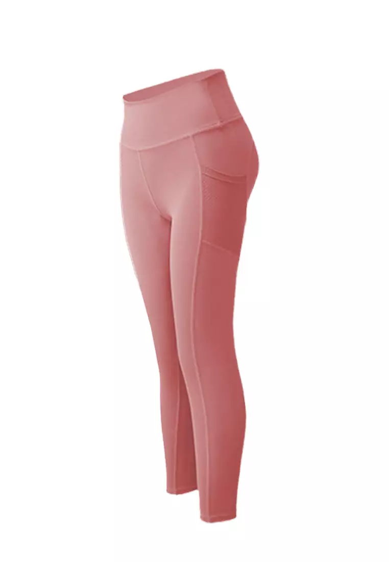 High-Waist Stretch Tights A081022PU