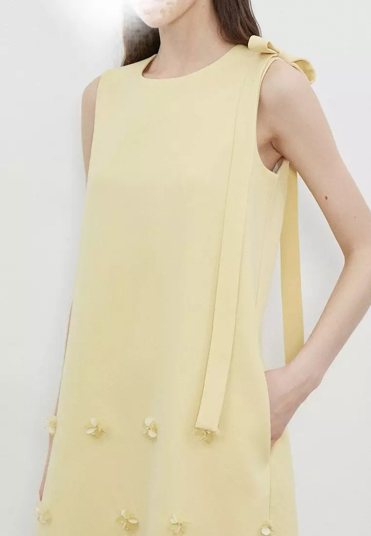 2024 Summer Elegant Round Neck Sleeveless Floating Strap Dress K052904YE