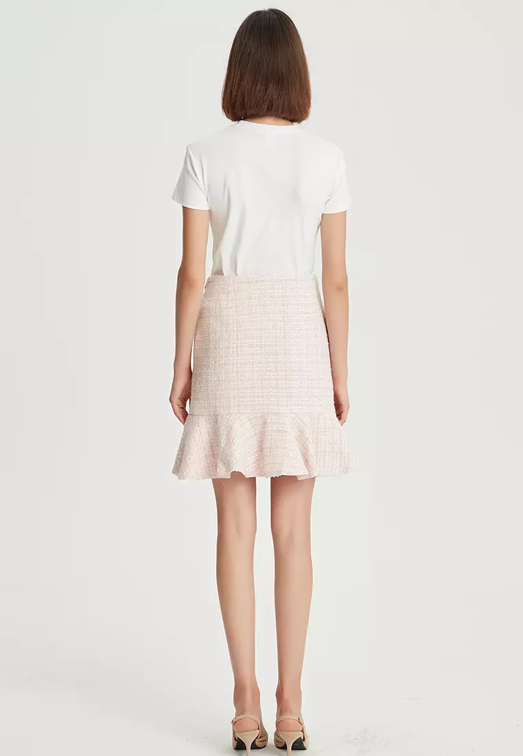 Exquisite Embroidered Cotton Skirt B22060110PI