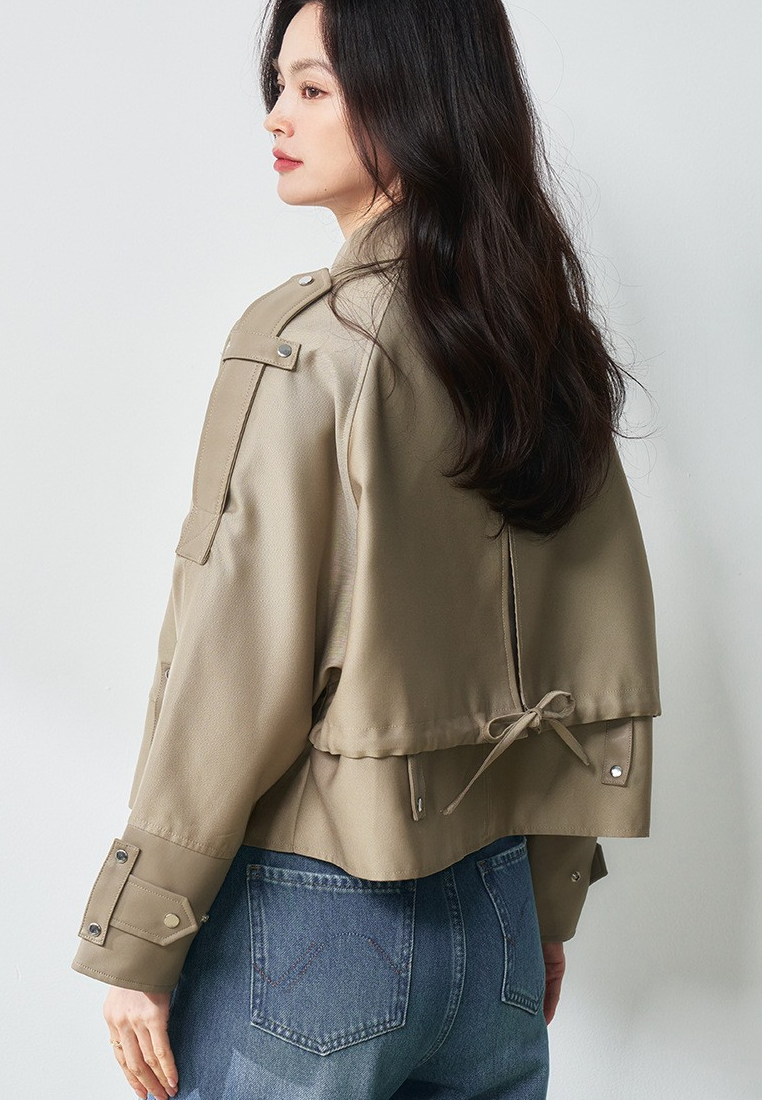 New Classic Women PU Jacket K125112106