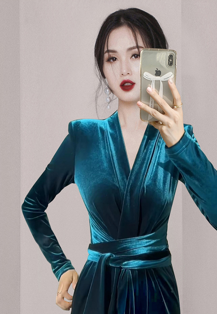 2024 purple fashionable and elegant socialite dress CA24073108PU