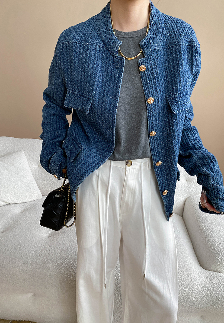 New early autumn style denim jacket CA25092508BL