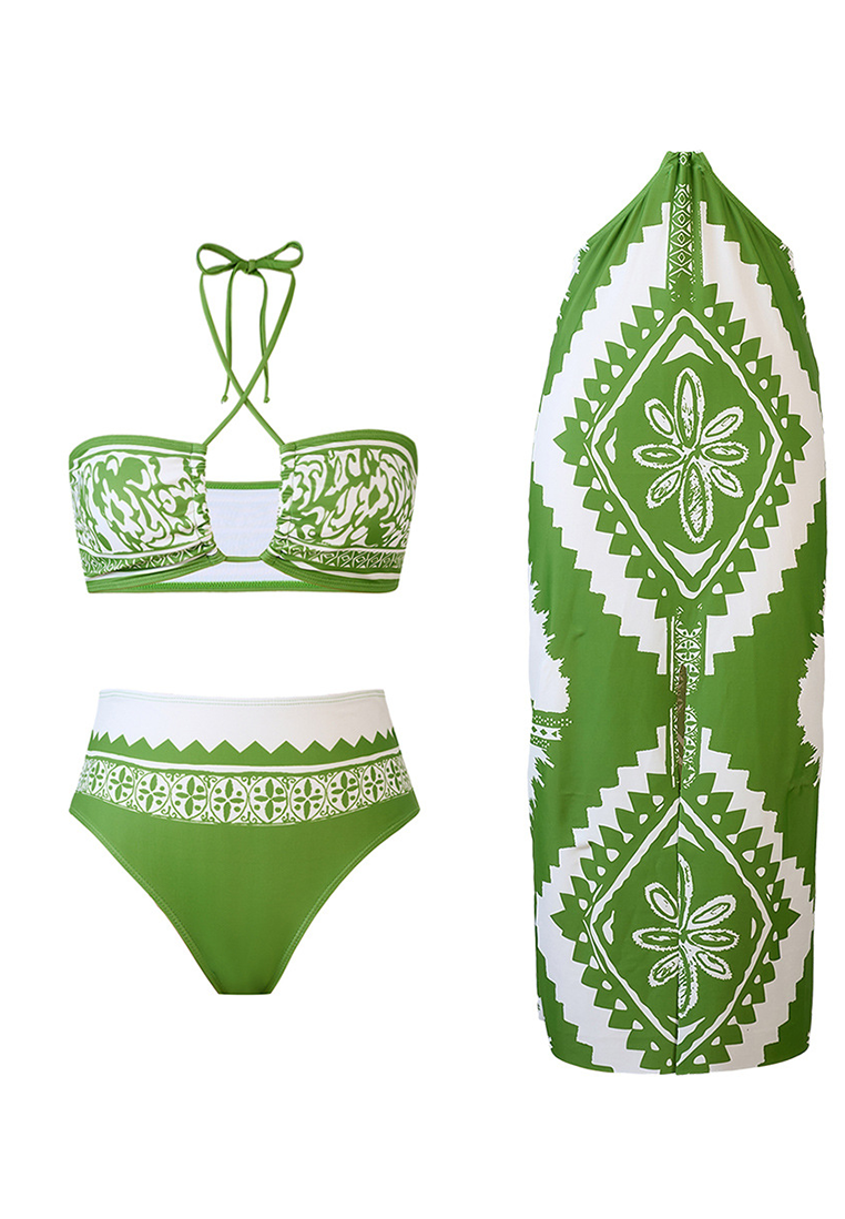 2025 New European and American Retro Swimsuit CA25030508BK