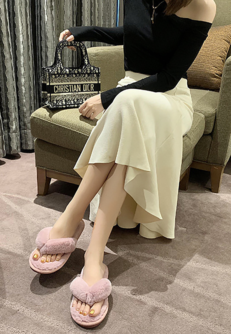 Autumn and winter open-toe cotton slippers CA25090208PI