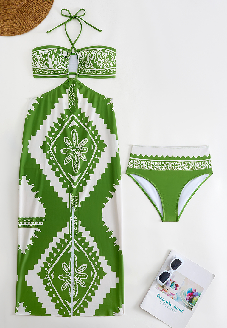 2025 New European and American Retro Swimsuit CA25030508BK