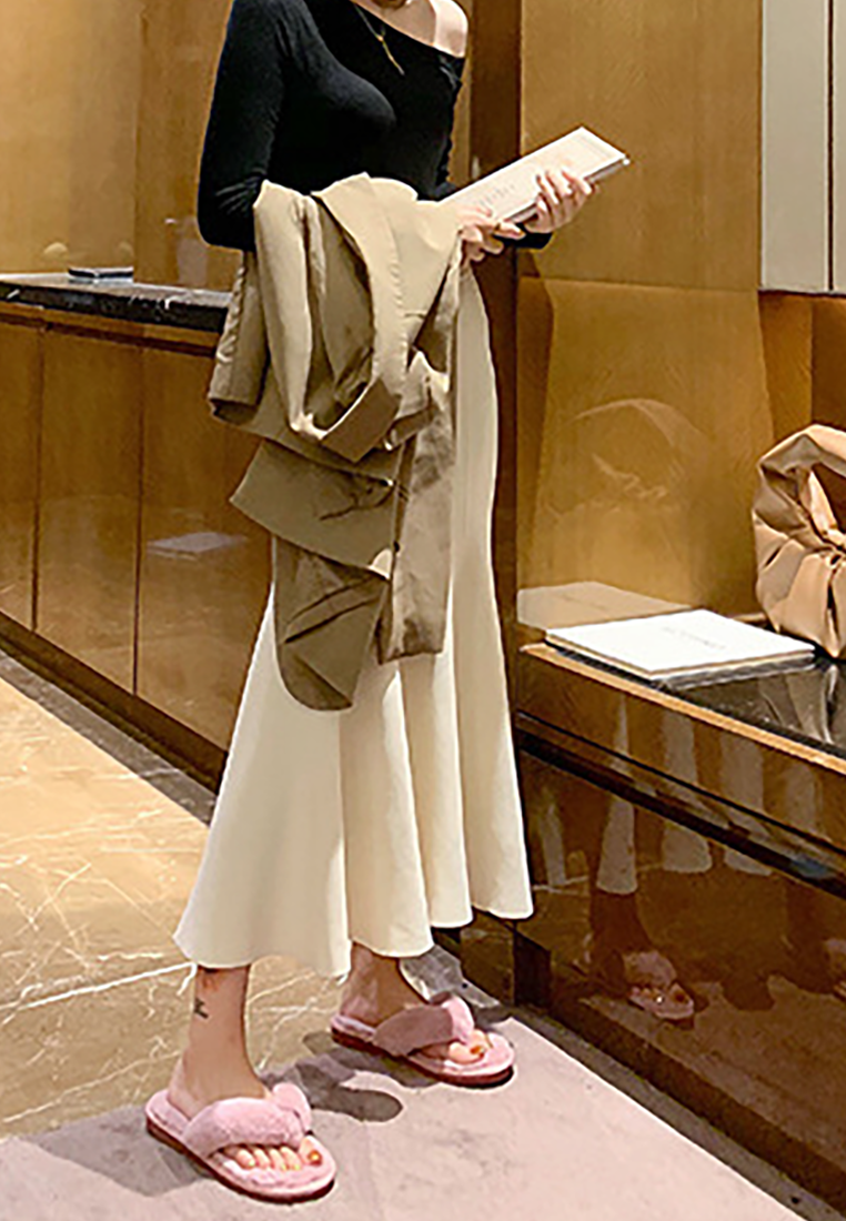 Autumn and winter open-toe cotton slippers CA25090208PI