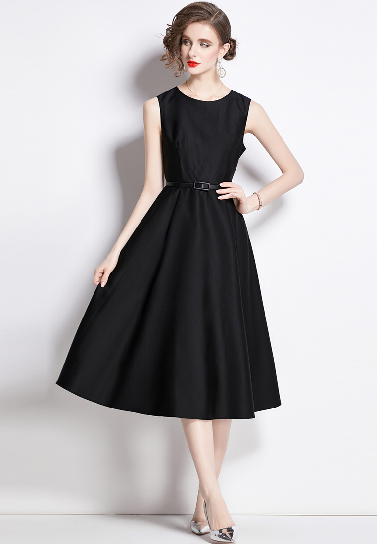 2024 Summer New Style Long sleeveless Dress CA24032608BK
