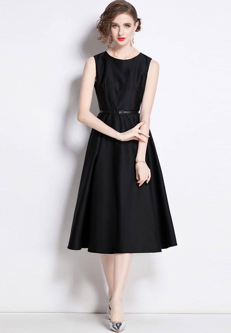 2024 Summer New Style Long sleeveless Dress CA24032608BK