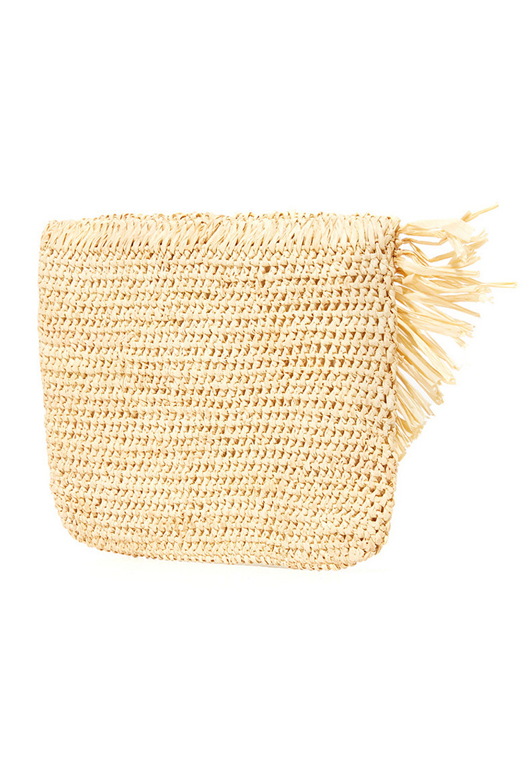 New Mini Straw Tassel Holiday Beach Hand-woven Bag CA24062008BE