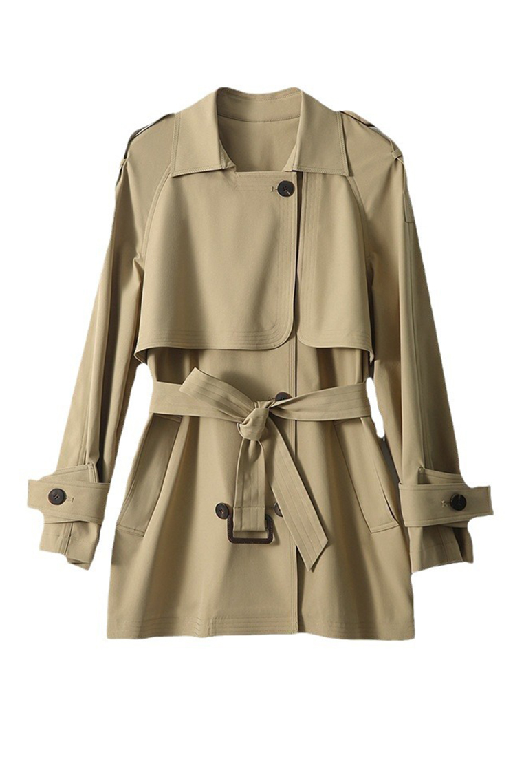 Fashionable three dimensional silhouette short windbreaker jacket CA101908