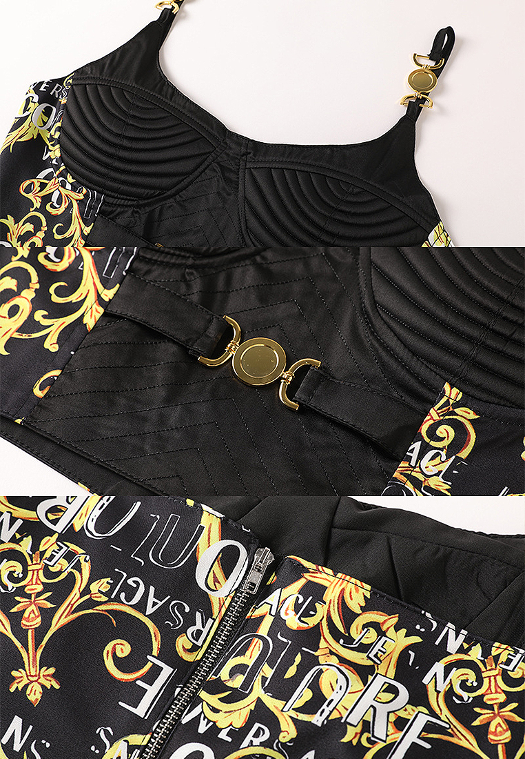 Sexy Camisole High Waist Skirt Set A021908