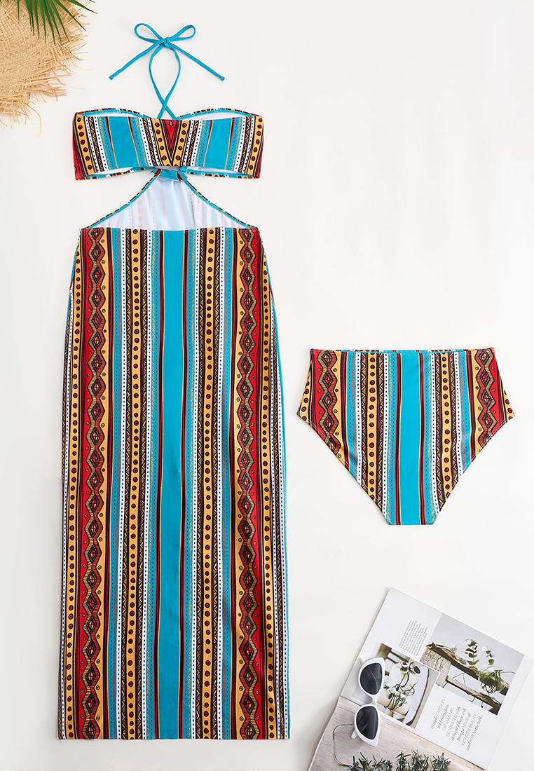 2025 New European and American Retro Swimsuit CA25030508BK