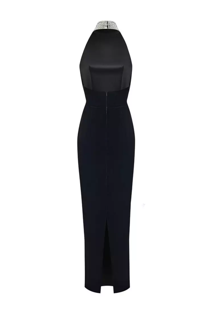 2024 Light Luxury Black Sexy Dress CA24102531BK