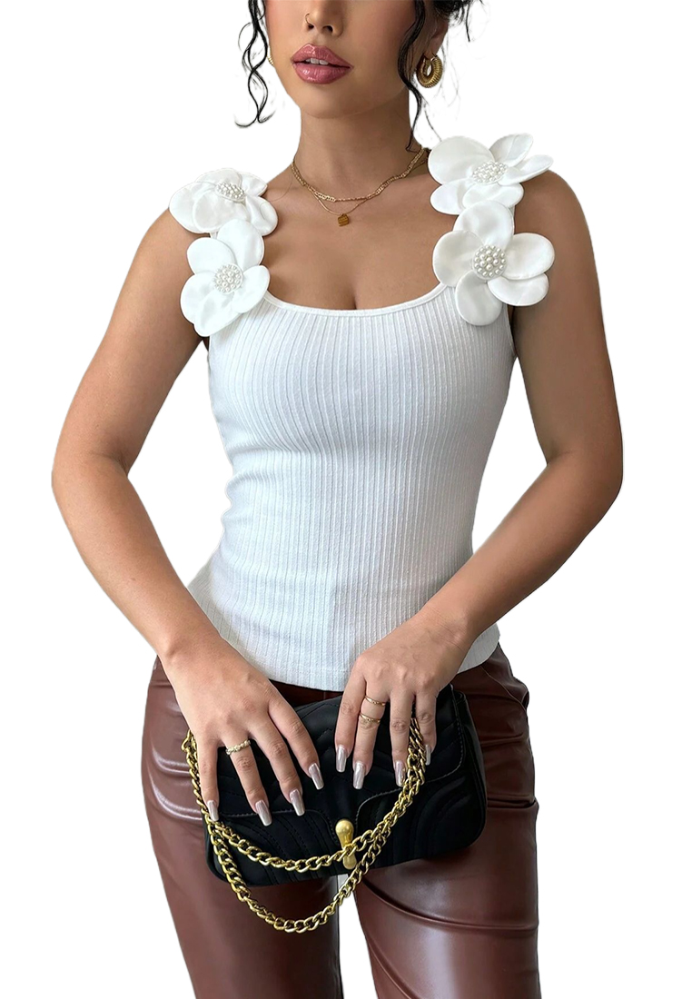 New summer fashion knitted sleeveless top CA225042283W