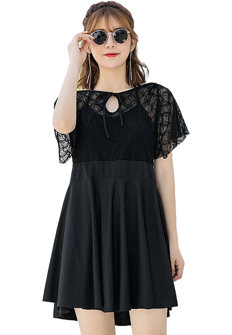 New plus size hot spring one-piece swimsuit CA24032183