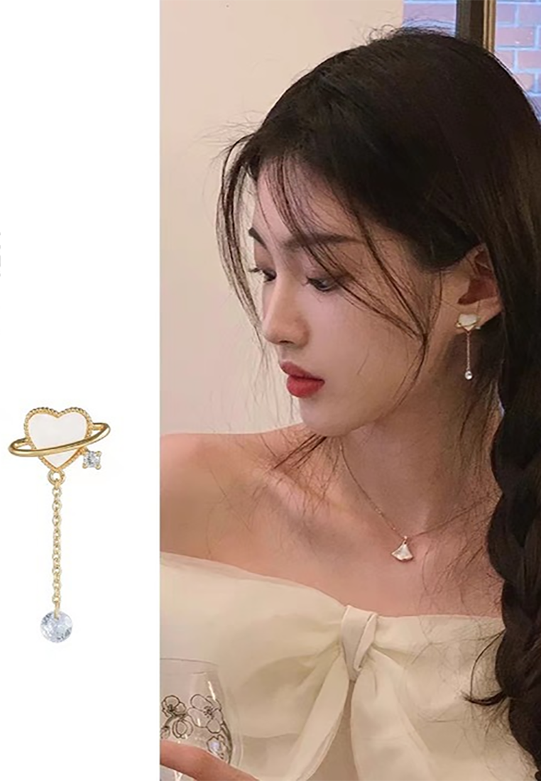 Light luxury retro diamond geometric palace style earrings CA25052383 -1