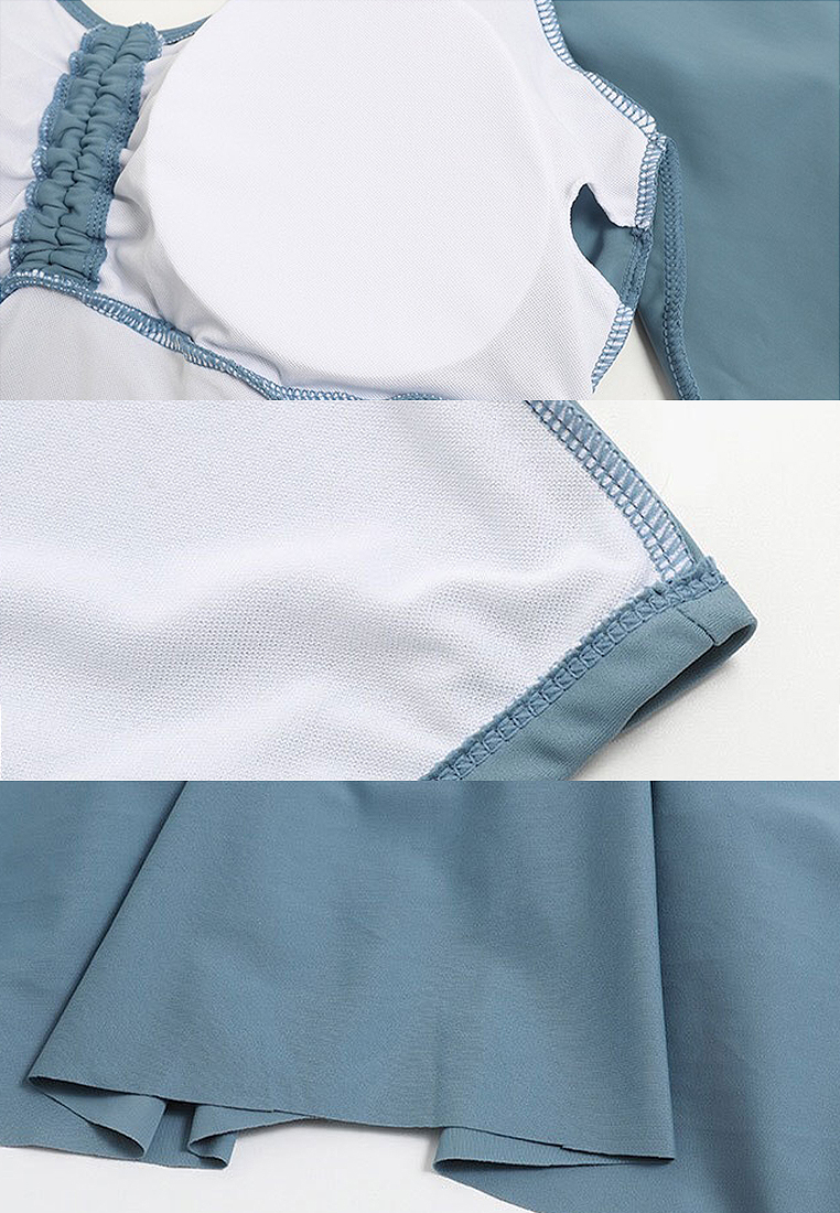 New plus size hot spring one-piece swimsuit CA24032184BK