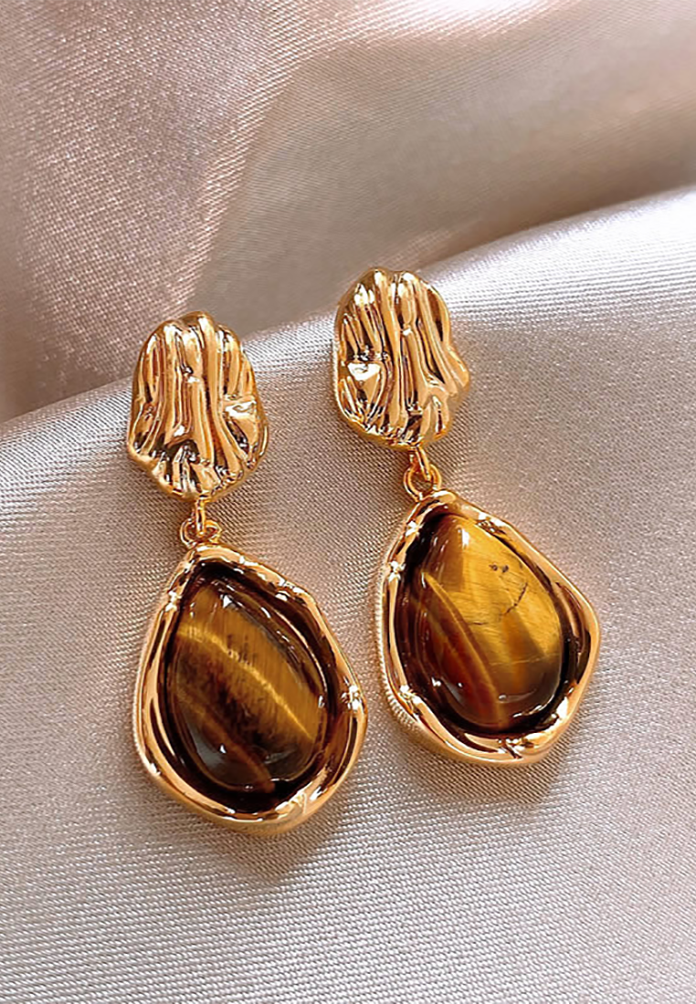 New fashion resin light luxury earrings CA25052385 -1