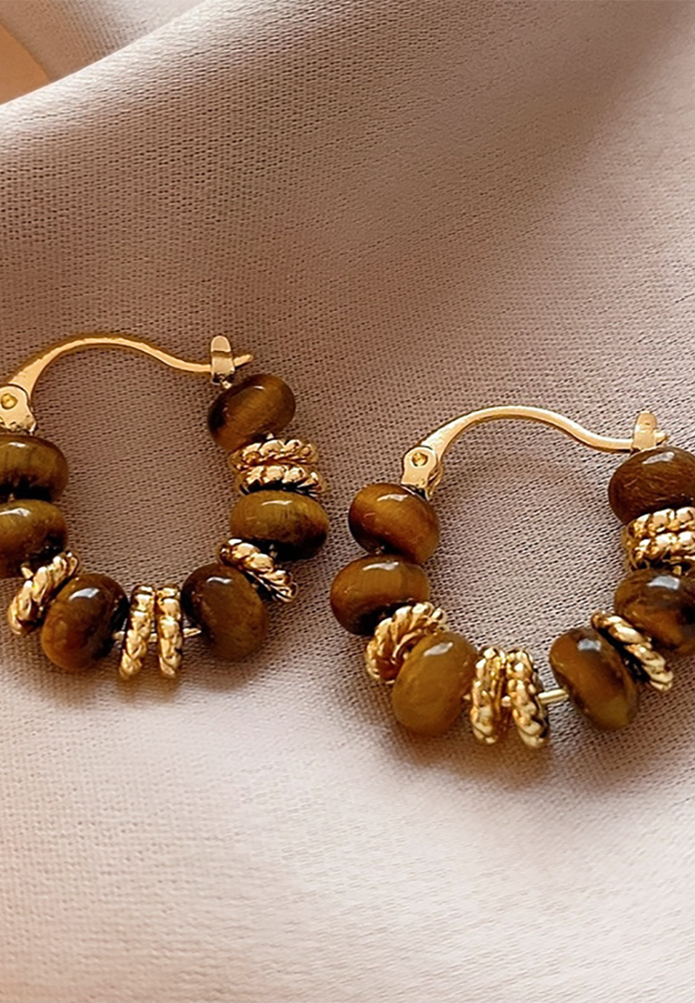 New fashion resin light luxury earrings CA25052385 -1