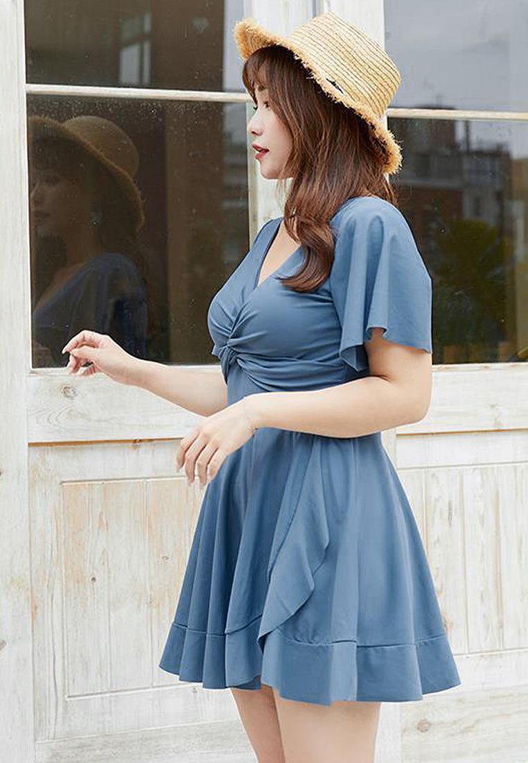 New plus size hot spring one-piece swimsuit CA24032185BL